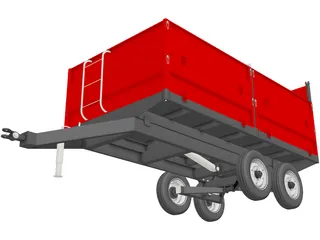 Tractor Trailer 3D Model