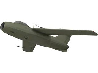 Lavochkin La-15 Fantail 3D Model
