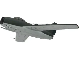 Mikoyan-Gurevich MiG-15 Fagot 3D Model