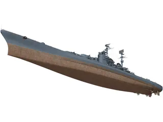 Kreml Warship 3D Model
