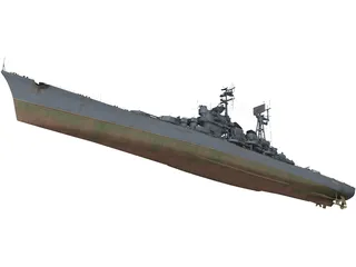 Moskva Russian Cruiser 3D Model