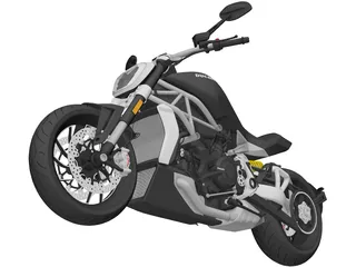 Ducati X-Diavel 3D Model