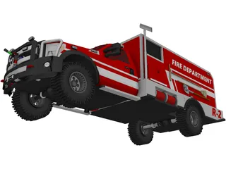 Ford F350 Offroad Pumper (2015) 3D Model