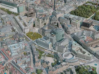 Brussels City, Belgium (2020) 3D Model