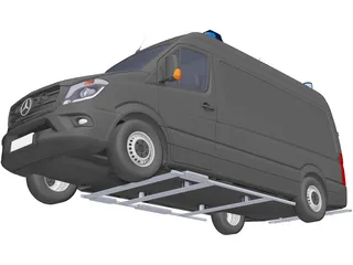 Mercedes-Benz Sprinter RTK7 3D Model