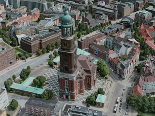 Hamburg City, Germany (2020) 3D Model