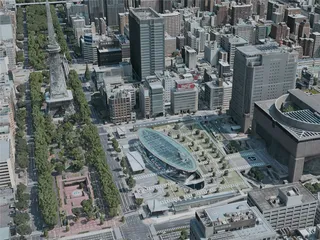 Nagoya City, Japan (2020) 3D Model