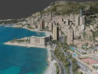 Monaco City, Monaco (2020) 3D Model