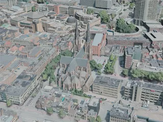 Eindhoven City, Netherlands (2020) 3D Model