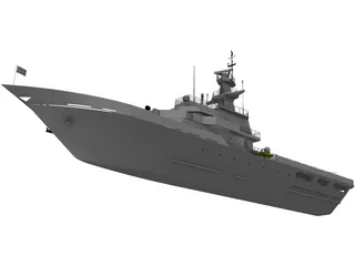 HMS Clyde (P257) 3D Model