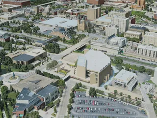 Akron City, USA (2020) 3D Model