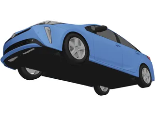 Toyota Prius TE (2019) 3D Model