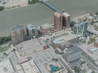 Cincinnati City, USA (2020) 3D Model