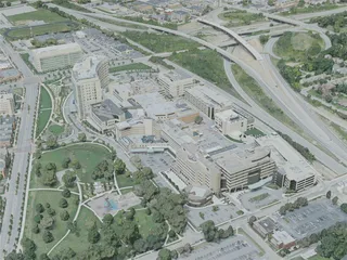 Columbus City, USA (2020) 3D Model