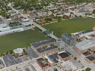 Green Bay City, USA (2020) 3D Model