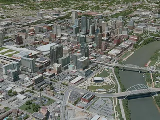 Nashville City, USA (2020) 3D Model