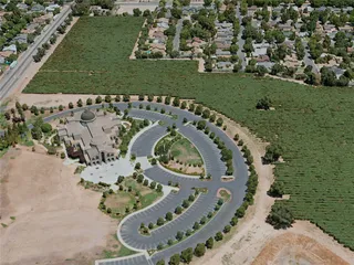 Modesto City, USA (2020) 3D Model