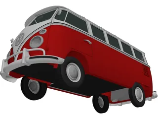 Volkswagen Transporter T1 (1950) 3D Model