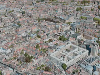 Ghent City, Belgium (2020) 3D Model