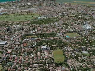 Durban City, South Africa (2020) 3D Model