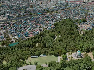 Akita City, Japan (2020) 3D Model