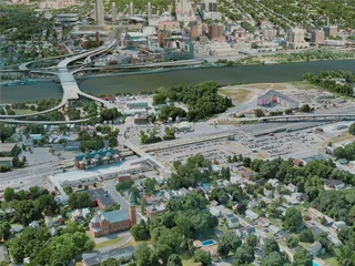 Albany City, USA (2020) 3D Model