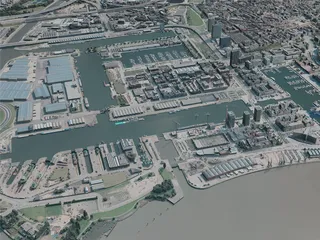 Antwerp City, Belgium (2020) 3D Model