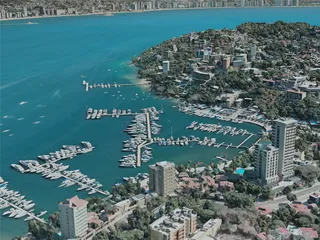 Acapulco City, Mexico (2020) 3D Model