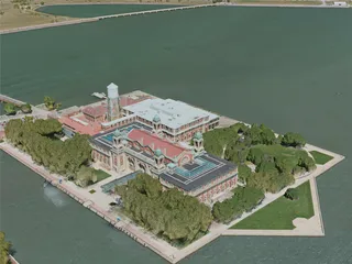 New York City, Governors Island, USA (2020) 3D Model