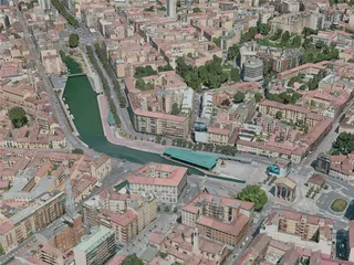 Milan City, Italy (2020) 3D Model