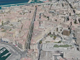 Marseille City, France (2020) 3D Model