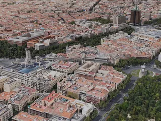 Madrid City, Spain (2020) 3D Model