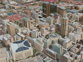 Johannesburg City, South Africa (2020) 3D Model