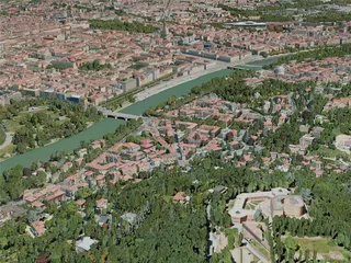 Turin City, Italy (2020) 3D Model