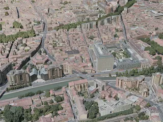 Toulouse City, France (2020) 3D Model