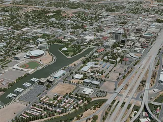 Stockton City, USA (2020) 3D Model