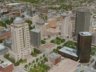 St. Louis City, USA (2020) 3D Model