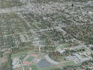 Springfield City, MO, USA (2020) 3D Model