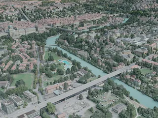 Bern City, Switzerland (2020) 3D Model