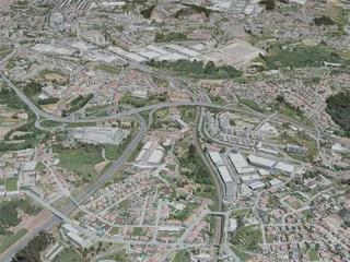 Braga City, Portugal (2020) 3D Model