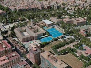 Granada City, Spain (2020) 3D Model