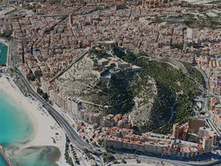 Alicante City, Spain (2020) 3D Model