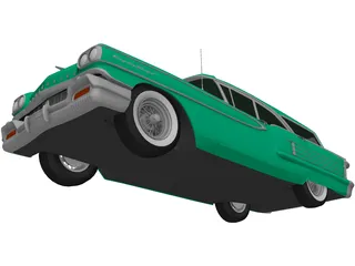 Oldsmobile 88 Fiesta Wagon (1958) 3D Model