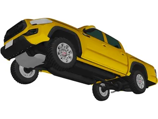 Toyota Tacoma Double Cab  (2017) 3D Model
