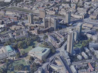 Essen City, Germany (2019) 3D Model