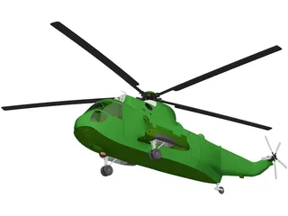 Sikorsky VH-3D Sea King (Presidential) 3D Model