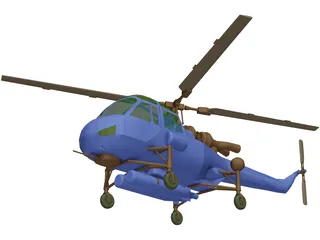 Westland Wasp 3D Model