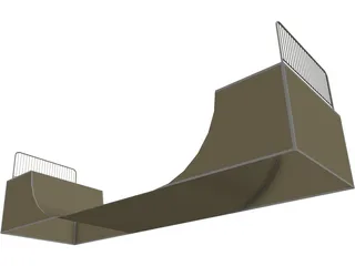 Ramp for Skeating 3D Model