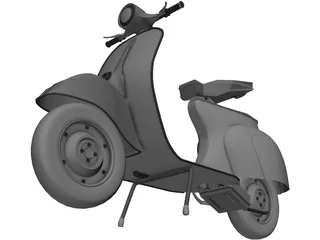 Scooter Vespa 3D Model