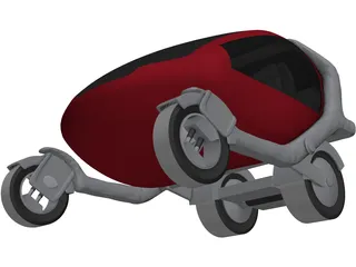 MIT POD Car 3D Model